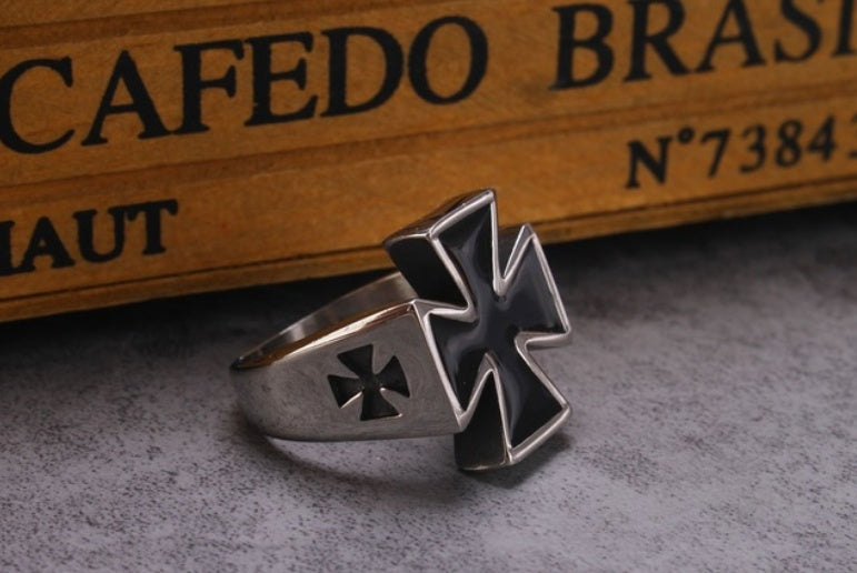 Cross Ring Hipster Ring