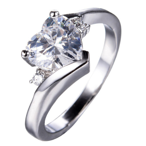 Zircon Love Ring Colorful Ring