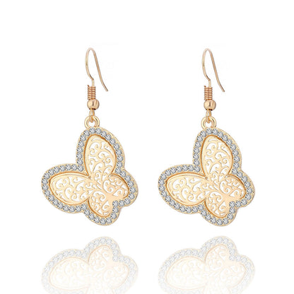 Earrings Butterfly Earrings New Earrings Women's All-match