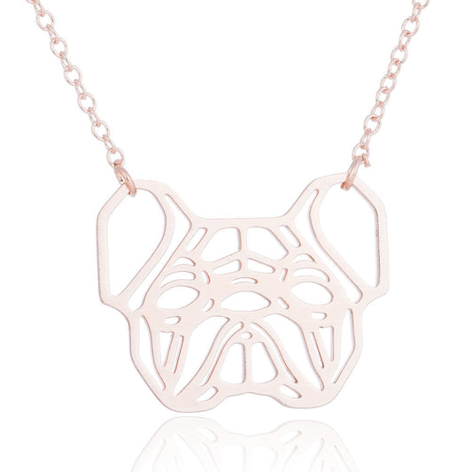 Necklace Pet Dog Pug Pendant Necklace