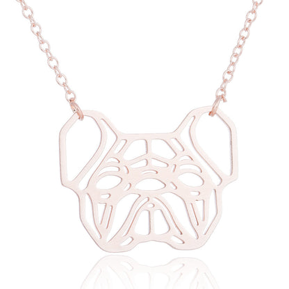 Necklace Pet Dog Pug Pendant Necklace