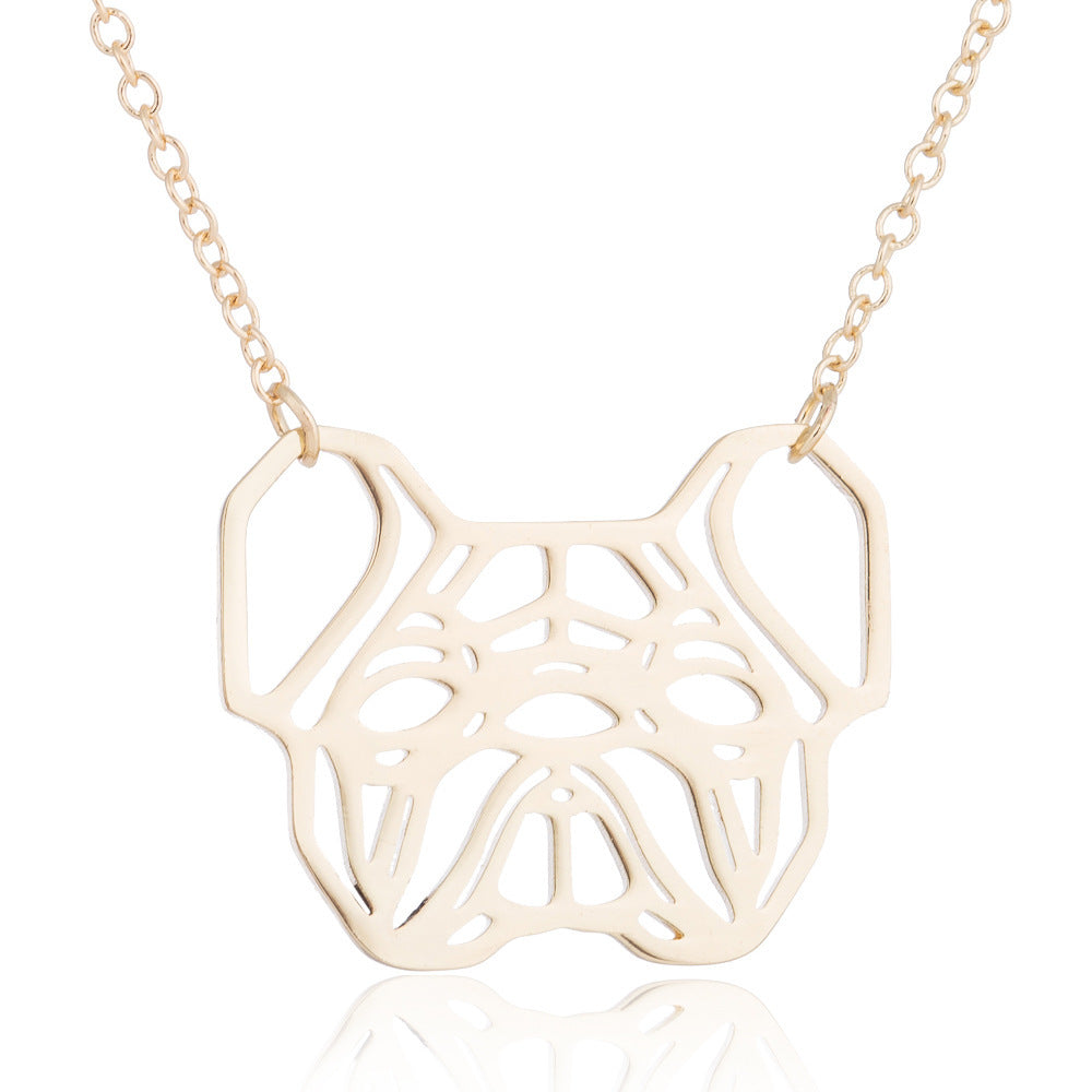 Necklace Pet Dog Pug Pendant Necklace
