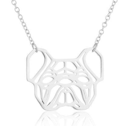 Necklace Pet Dog Pug Pendant Necklace