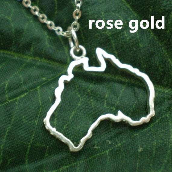 Country Map Necklace European Hometown Necklace