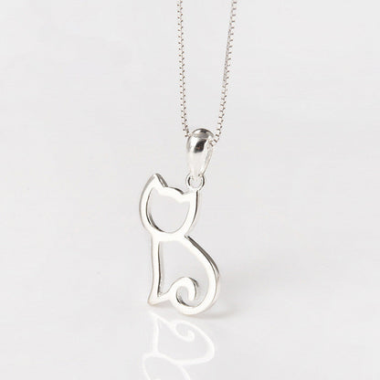 Korean Sweet Cat Necklace Simple Necklace