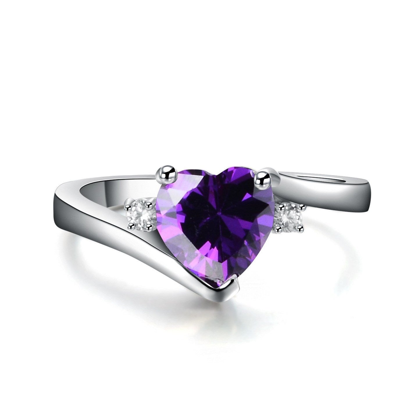 Zircon Love Ring Colorful Ring
