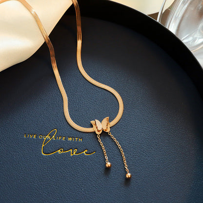 Necklace Small Butterfly Simple Temperament Necklace