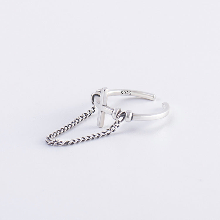 Ring Original Design Female Pure Handmade Ring Tail Ring